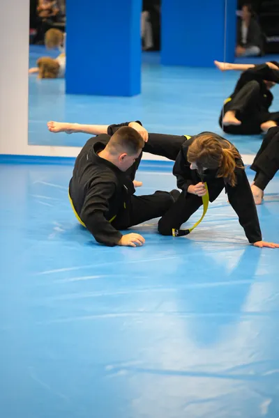 Grappling-Training auf der Matte